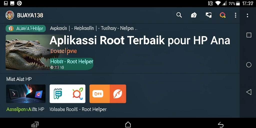Tampilan antarmuka BUAYA138 yang user-friendly dan fungsional.