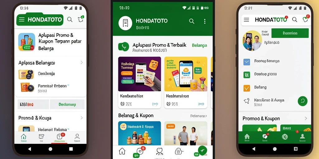 Tampilan antarmuka HONDATOTO yang sederhana dan efektif.