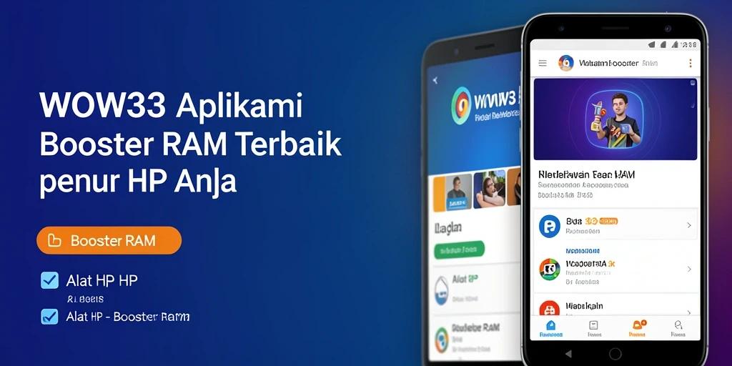 Antarmuka aplikasi WOW33 yang sederhana dan fungsional.